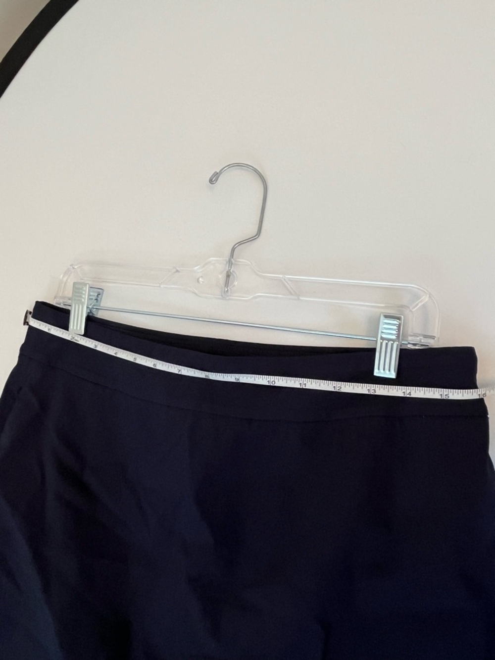 J McLaughlin Scallop-Hem Skort in Navy Blue Size Medium - Picture 7 of 10
